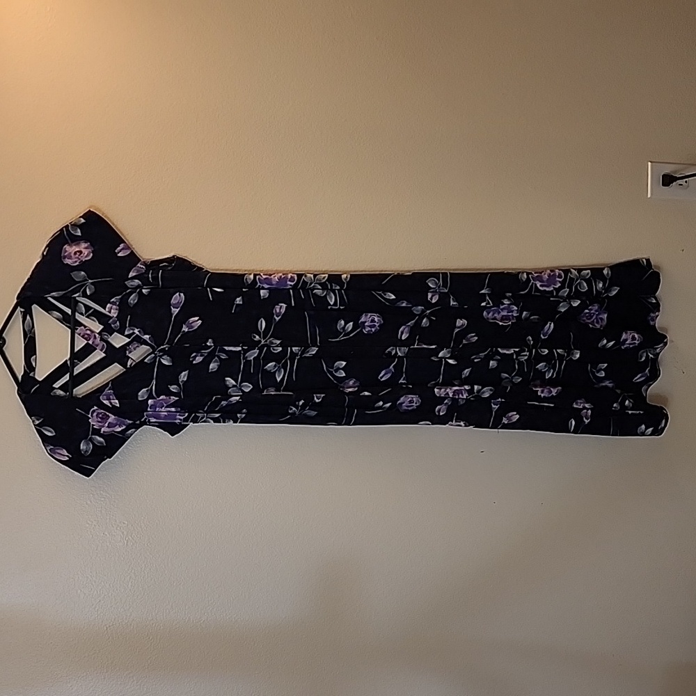 Voir Collection Blue Floral Dress Sz 10